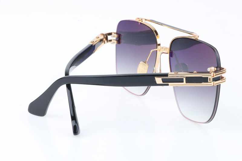 DT GRAND EVO ONE Sunglasses In Gold Black Gradient Grey