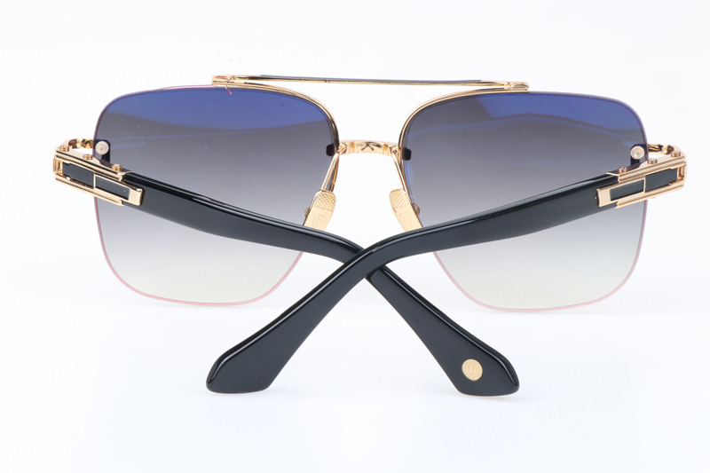 DT GRAND EVO ONE Sunglasses In Gold Black Gradient Grey