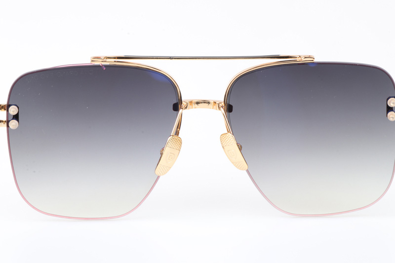 DT GRAND EVO ONE Sunglasses In Gold Black Gradient Grey