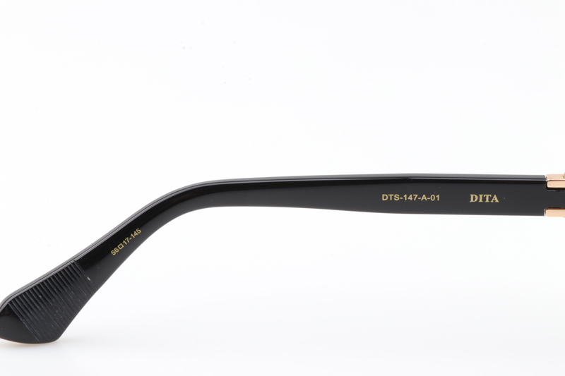 DT GRAND META-EVO ONE Sunglasses In Gold Black Gradient Grey