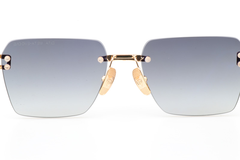 DT GRAND META-EVO ONE Sunglasses In Gold Gradient Grey