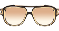 DT Grandmaster Six Sunglasses In Black Gold Gradient Brown