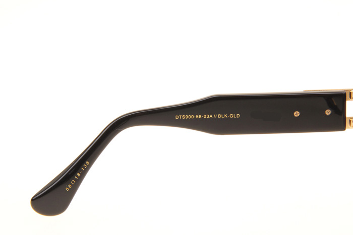 DT Grandmaster Six Sunglasses In Black Gold Gradient Grey