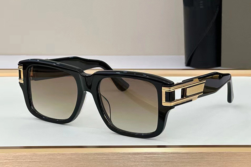 DT Grandmaster Two Sunglasses In Black Gold