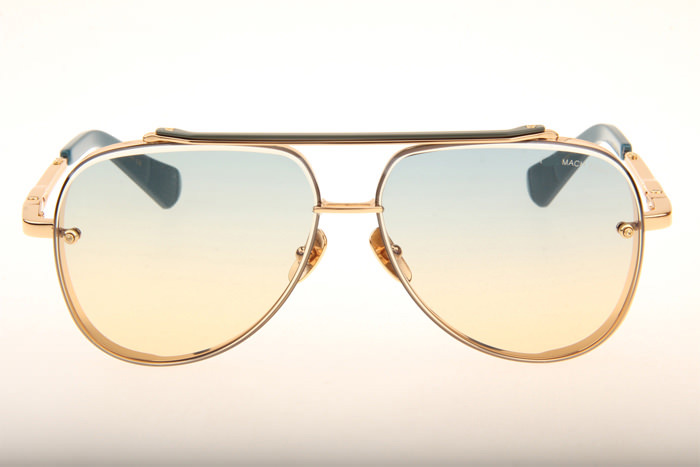 DT Mach Eight Sunglasses In Gold Gradient Blue