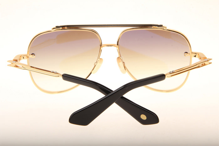 DT Mach Eight Sunglasses In Gold Gradient Brown