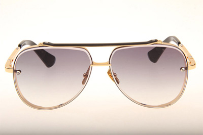 DT Mach Eight Sunglasses In Gold Gradient Grey