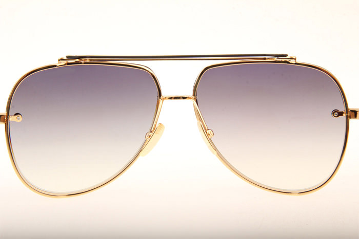 DT Mach Eight Sunglasses In Gold Gradient Grey