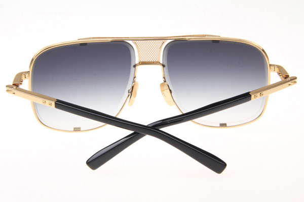 DT Mach Five DRX2087A Sunglasses In Gold Gradient Grey