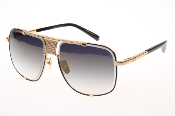 DT Mach Five DRX2087A Sunglasses In Gold Gradient Grey