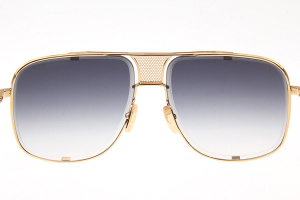 DT Mach Five DRX2087A Sunglasses In Gold Gradient Grey