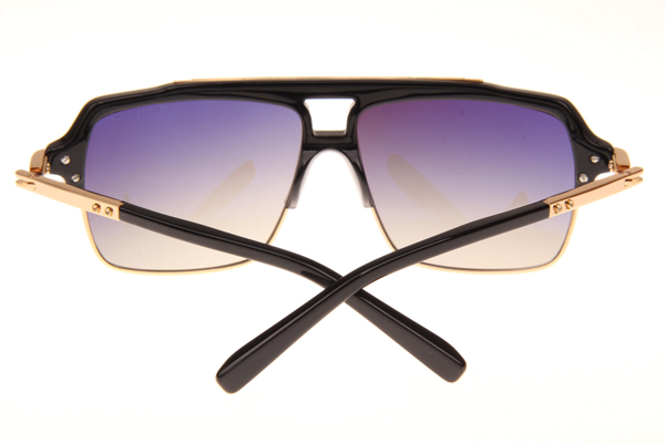 DT Mach Four Sunglasses in Black Gradient Grey