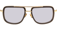 DT Mach One Sunglasses In Black Gold Blue Flash