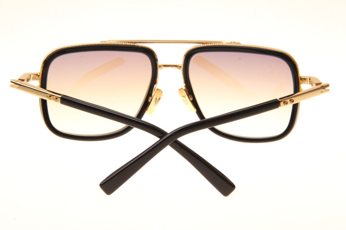 DT Mach One Sunglasses In Black Gold Gradient Brown