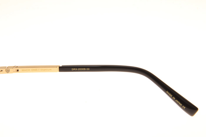 DT Mach One Sunglasses In Black Gold Gradient Brown