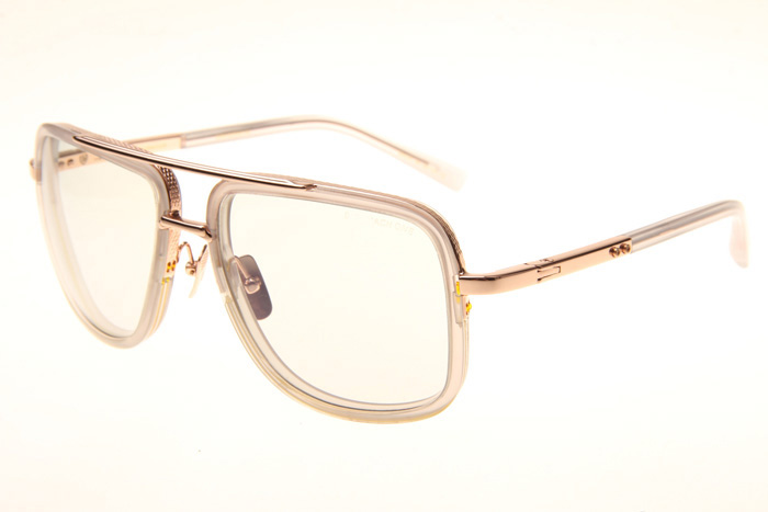 DT Mach One Sunglasses In Transparent Gold