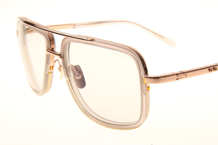 DT Mach One Sunglasses In Transparent Gold