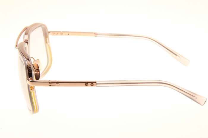 DT Mach One Sunglasses In Transparent Gold