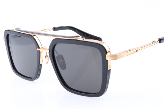 DT Mach Seven DTS135 Sunglasses In Black Gold Grey