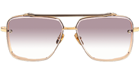 DT Mach Six Sunglasses In Gold Gradient Grey
