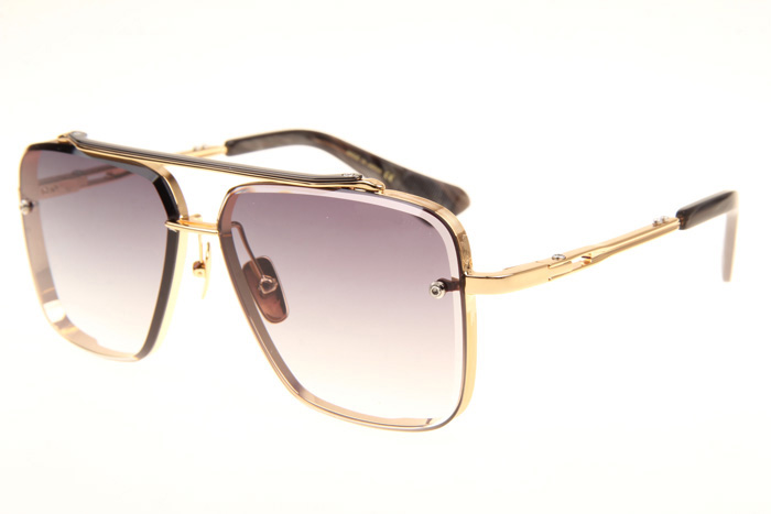 DT Mach Six Sunglasses In Gold Gradient Grey