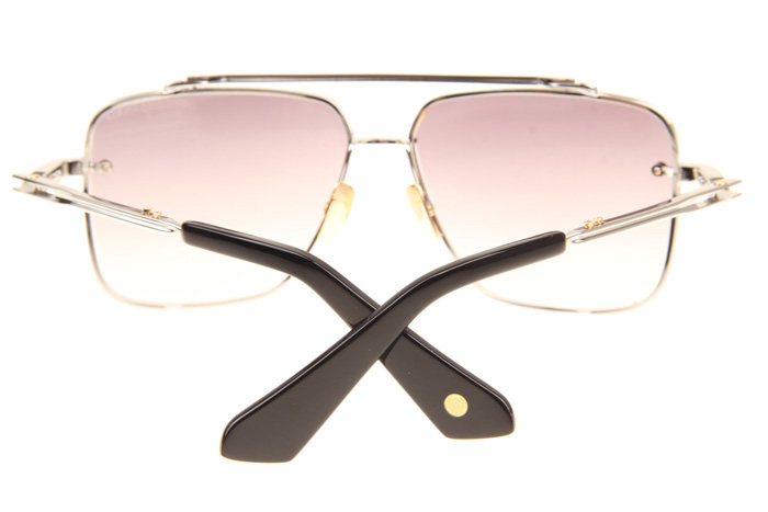 DT Mach Six Sunglasses In Silver Gradient Grey