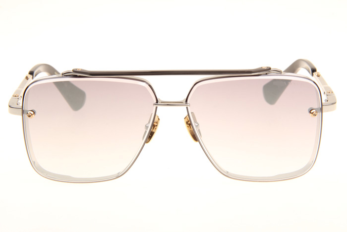 DT Mach Six Sunglasses In Silver Gradient Grey