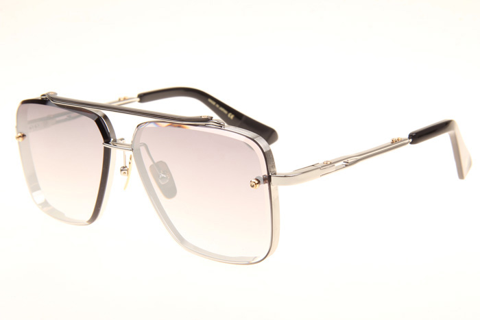 DT Mach Six Sunglasses In Silver Gradient Grey