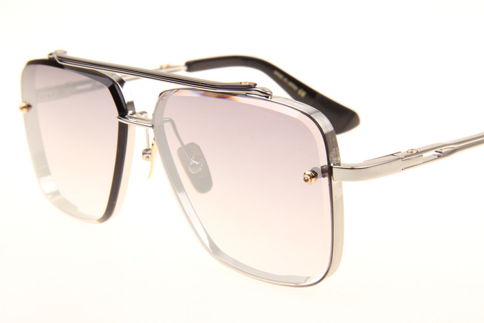 DT Mach Six Sunglasses In Silver Gradient Grey