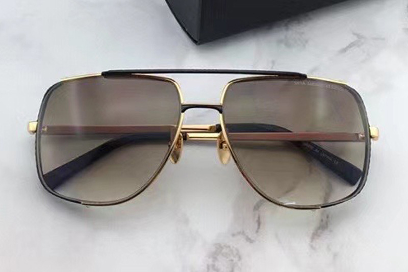DT Midnight Special Sunglasses In Gold Black Gradient Brown