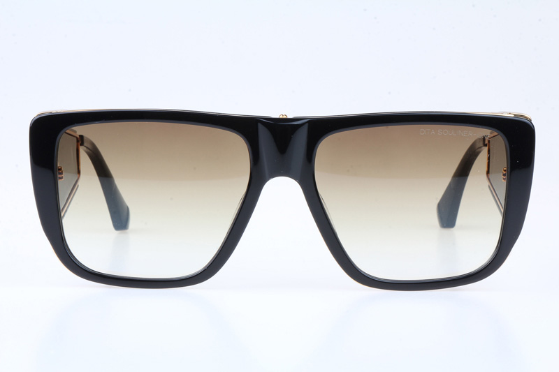 DT SOULINER ONE Sunglasses In Black Gradient Brown