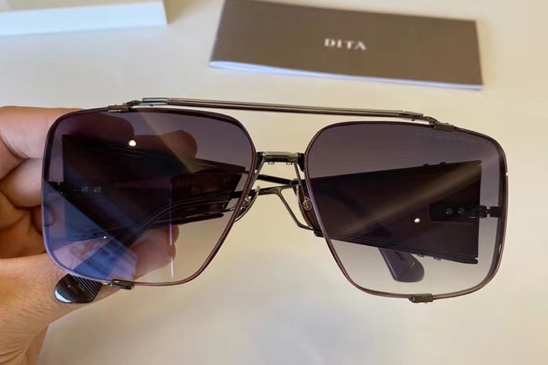 DT SOULINER TWO Sunglasses In Black Gradient Grey