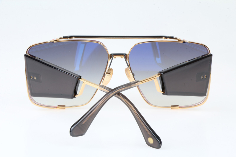 DT SOULINER TWO Sunglasses In Gold Gradient Grey