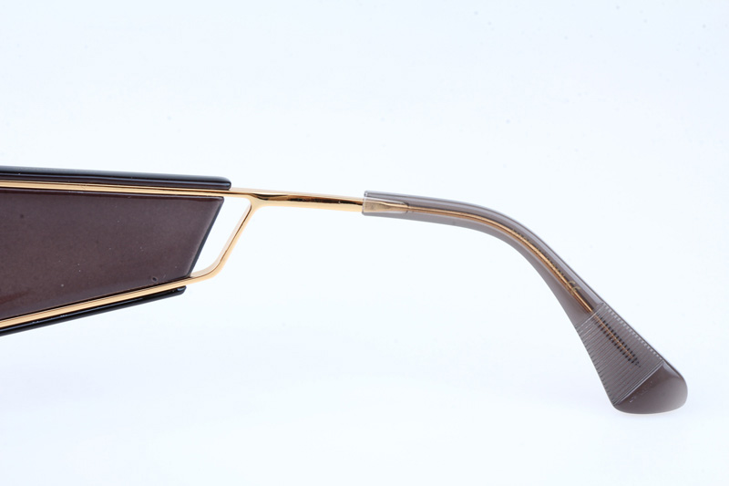 DT SOULINER TWO Sunglasses In Gold Gradient Grey