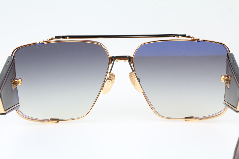 DT SOULINER TWO Sunglasses In Gold Gradient Grey