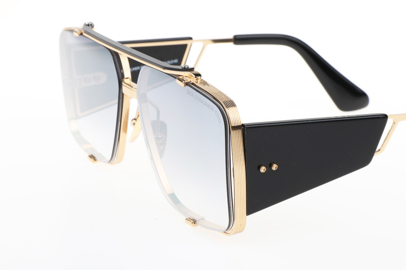 DT SOULINER TWO Sunglasses In Gold Mirror