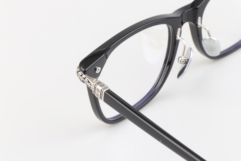 Darlin Eyeglasses Black Silver