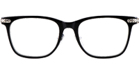 Darlin Eyeglasses Black Silver