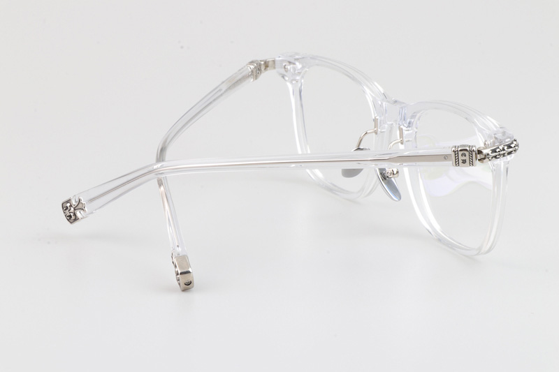 Darlin Eyeglasses Clear Silver