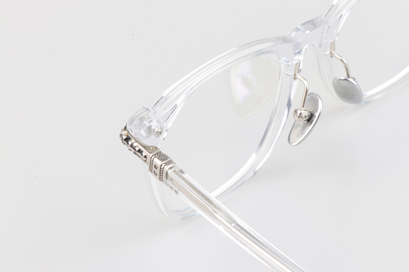 Darlin Eyeglasses Clear Silver