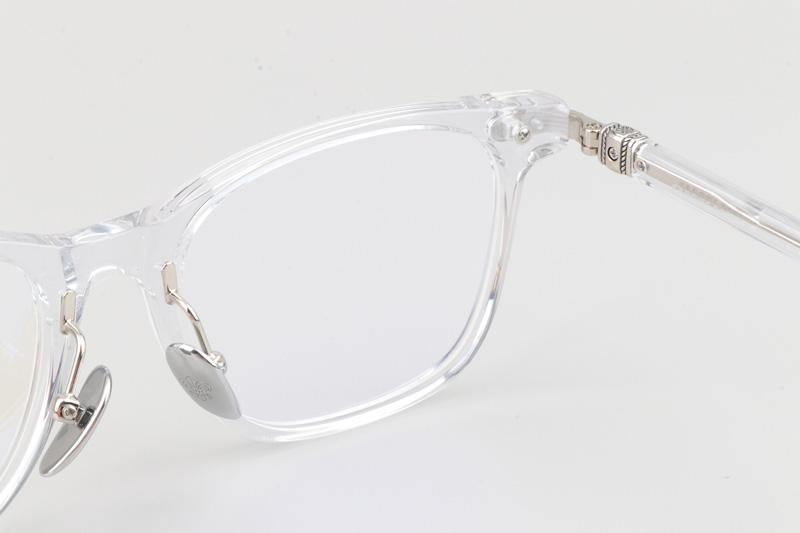 Darlin Eyeglasses Clear Silver