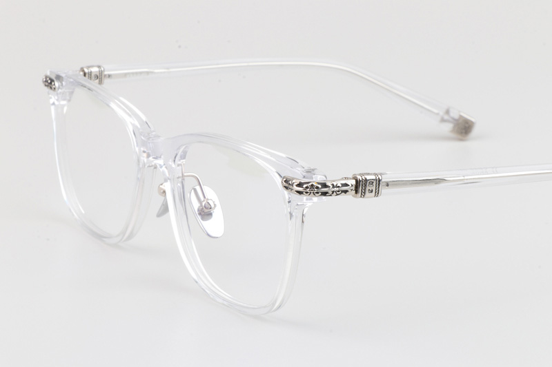 Darlin Eyeglasses Clear Silver