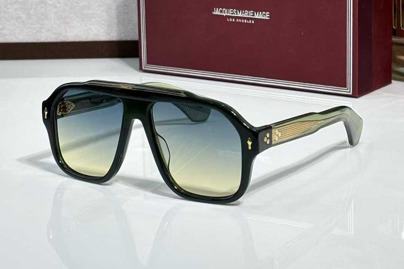 Datton Sunglasses Green Gradient Blue