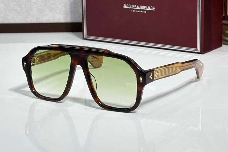Datton Sunglasses Tortoise Gradient Green
