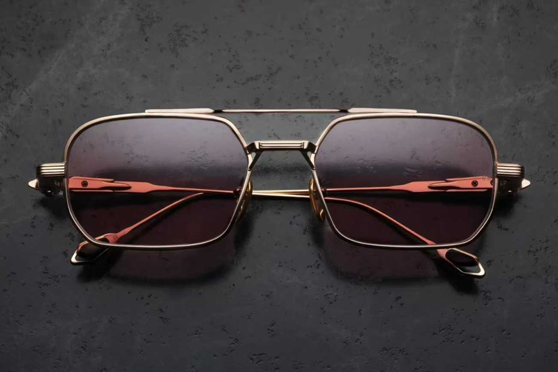 Deaver Sunglasses Rose Gold Pink