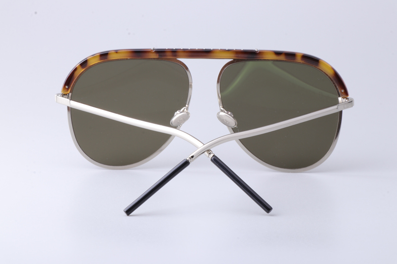 Desertic Sunglasses Tortoise Silver Gray