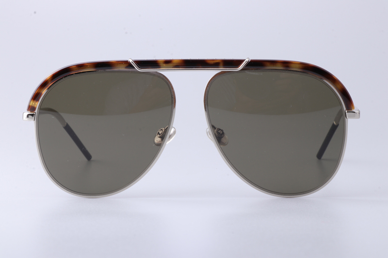 Desertic Sunglasses Tortoise Silver Gray