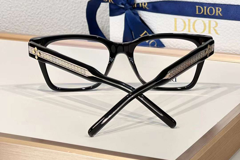 DiamondO S1F Eyeglasses Black