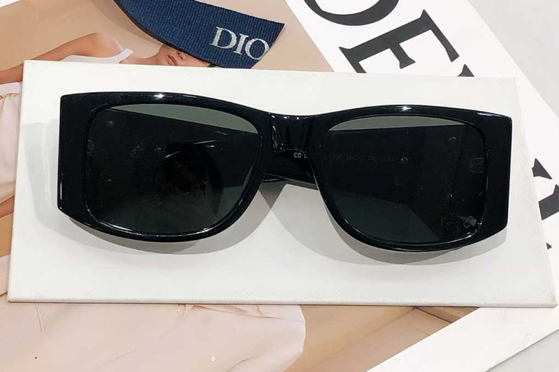 Diamond S10F Sunglasses Black Gold Gray