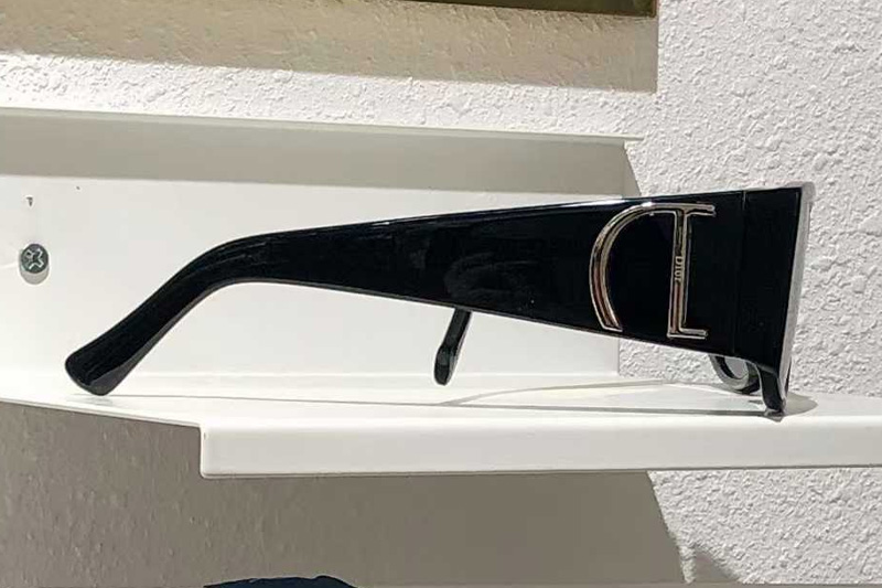 Diamond S10F Sunglasses Black Silver Gray